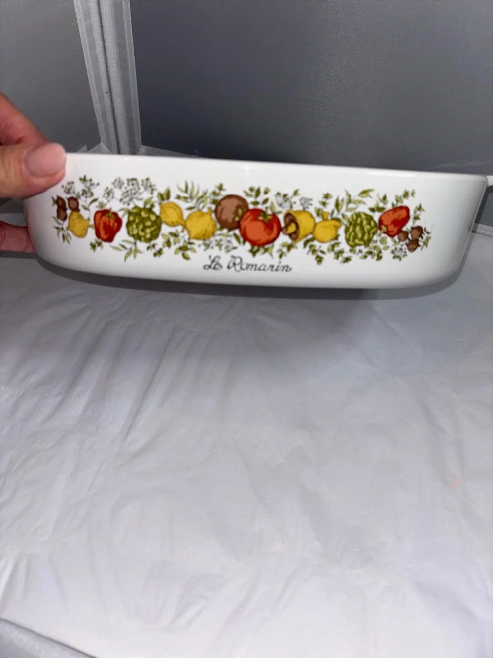 Corningware white ceramic